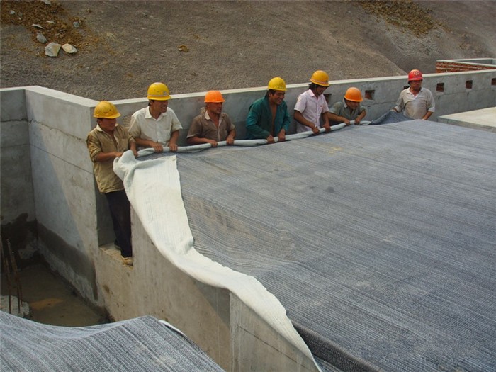 ベントナイトの防水カーペットの施工例河南省林州